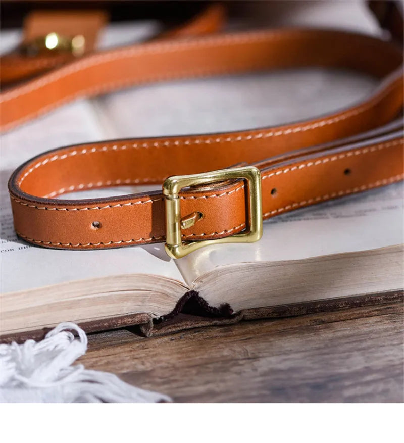 Women Leather Doctor Bag Color Block Weekend Daily Small Handbag Shoulder Bag