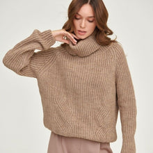 Load image into Gallery viewer, Simple Turtleneck Long Sleeve Sweater
