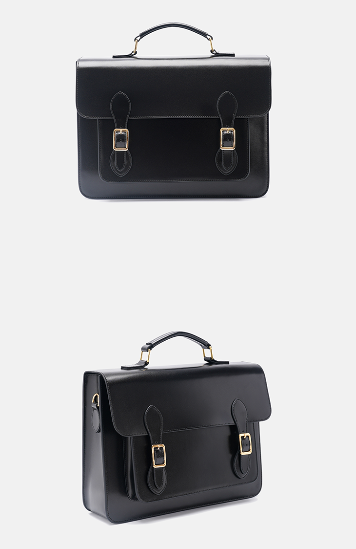 Classic Convertible Leather Backpack School Bag Satchel Briefcase Handbag