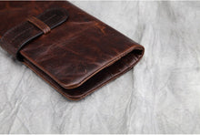 Load image into Gallery viewer, Retro Full Grain Leather Long Purse/Wallet
