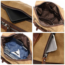 Load image into Gallery viewer, Waxed Canvas Duffel Bag Carry-on Bag
