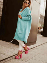Load image into Gallery viewer, Large Long Simply Live Hooded Cardigan
