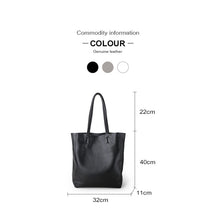 Load image into Gallery viewer, Simple Leather Handbag Full Grain Leather Best Tote Bag For Ladies
