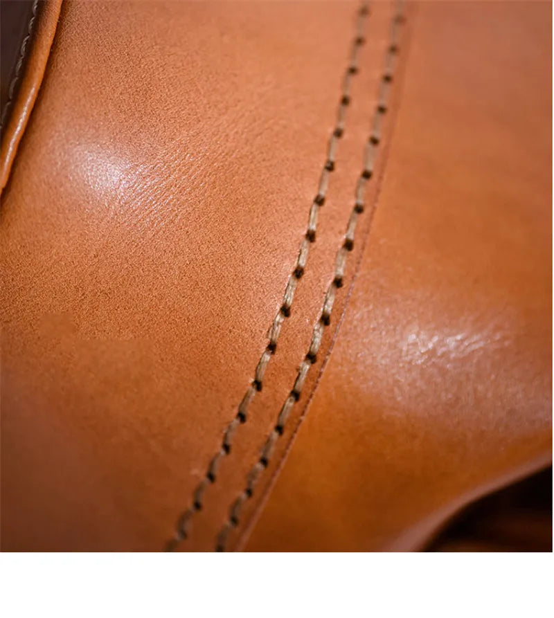 Women Leather Doctor Bag Color Block Weekend Daily Small Handbag Shoulder Bag