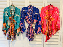 Load image into Gallery viewer, Boho Moon Light Kimono Robe Beach Cover up
