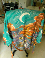 Load image into Gallery viewer, Boho Moon Light Kimono Robe Beach Cover up
