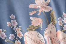 Load image into Gallery viewer, Boho Peacok Floral Print Kimono Robe Cover Up
