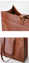 Load image into Gallery viewer, Large Leather Tote Bag Women&#39;s Shoulder Bag Briefcase
