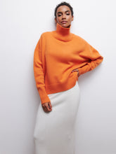 Load image into Gallery viewer, Simple Loose Turtleneck Long Sleeve Sweater
