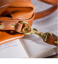 Load image into Gallery viewer, Women Leather Doctor Bag Color Block Weekend Daily Small Handbag Shoulder Bag

