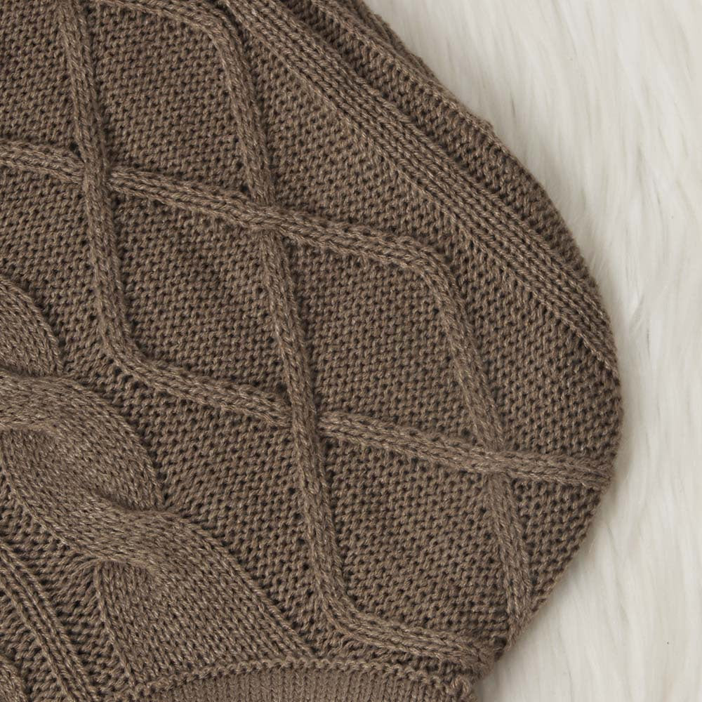 Casual Loose Solid Color Turtleneck Sweater