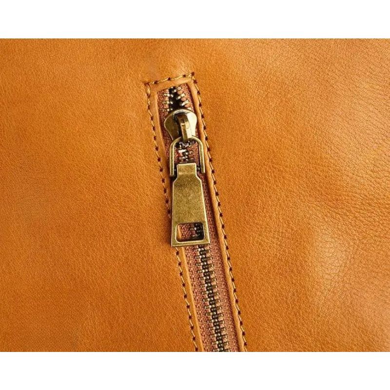 Simple Classic Vintage Leather Backpack