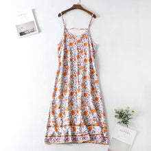 Load image into Gallery viewer, Pink Straps Floral Mini Dress
