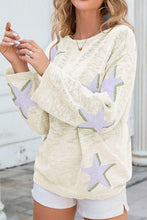 Load image into Gallery viewer, Loose Star Knitted Long Sleeve Sweater
