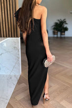 Load image into Gallery viewer, Sexy Ruffle Split Sid Midi Dress
