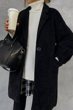 Load image into Gallery viewer, White Turtleneck Long Sleeves Loose Knit Sweater
