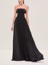 Load image into Gallery viewer, Chic Pleated Cutout Back Party Maxi Dress
