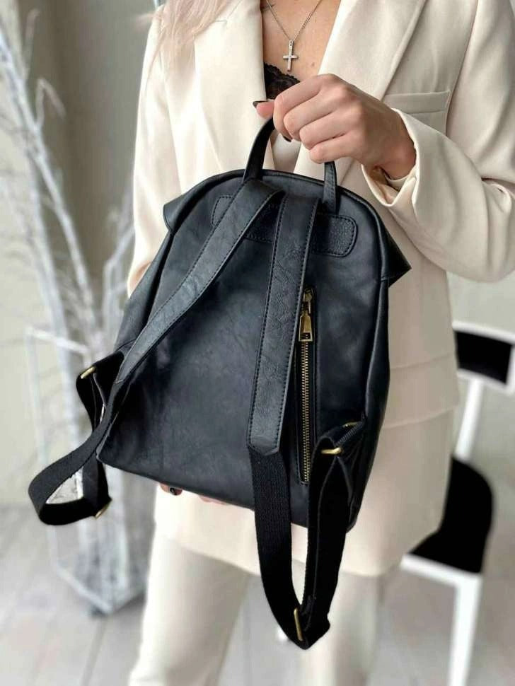Simple Classic Vintage Leather Backpack