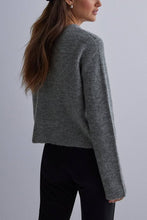 Load image into Gallery viewer, Loose Long Sleeve Lace-up Knitted Cardigan
