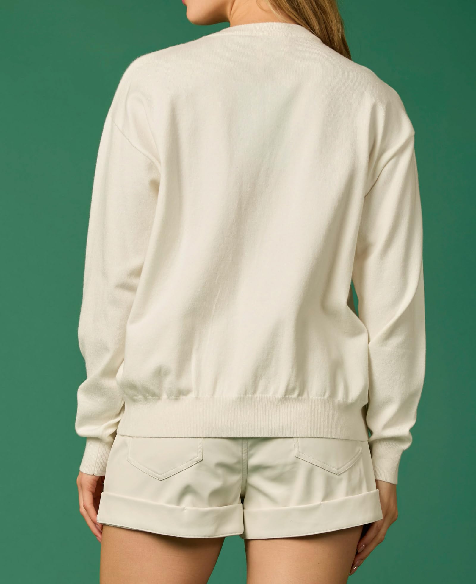 Christmas Nutcracker Graphic Sequined Fashion Casual Sweatshirt