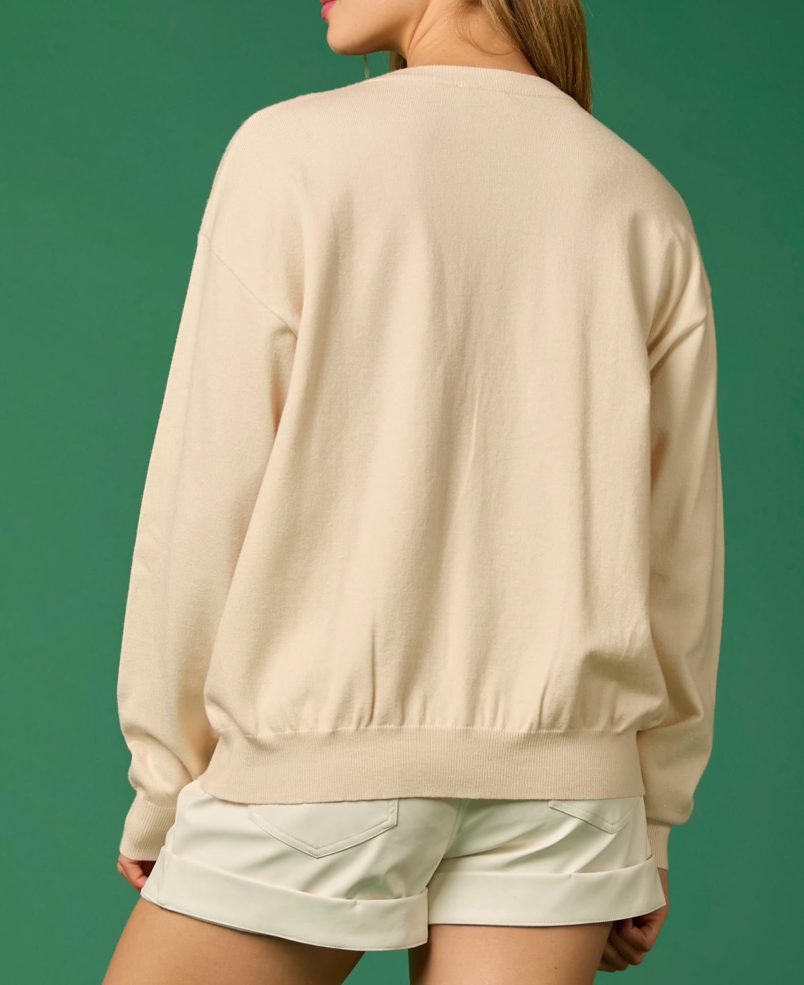 Christmas Nutcracker Graphic Sequined Fashion Casual Sweatshirt