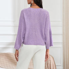 Load image into Gallery viewer, Embroidered Floral Knit Pullover Sweater
