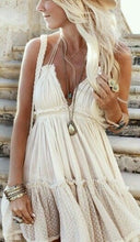Load image into Gallery viewer, Straps Tiered Backless Mini Sun Dress
