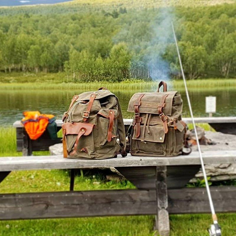 Old School Canvas Backpack