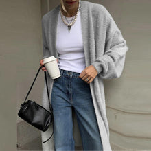 Load image into Gallery viewer, Fuzzy Long Sleeves Robe Cardigan
