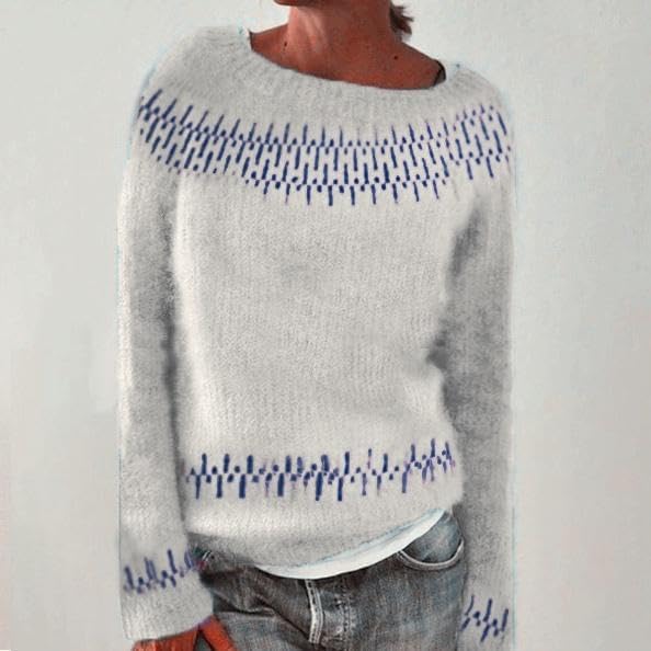 Color Block Long Sleeve Sweater