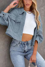 Load image into Gallery viewer, Classic Waffle Cardigan Short Top Jacket
