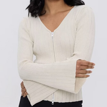 Load image into Gallery viewer, Sexy V-neck Knitted Cardigan Slim Sweater
