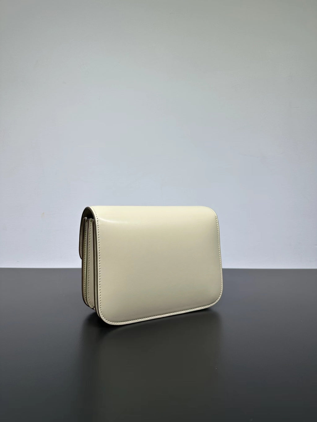 Genuine Leather Minimal Box Crossbody Bag Women Handbag