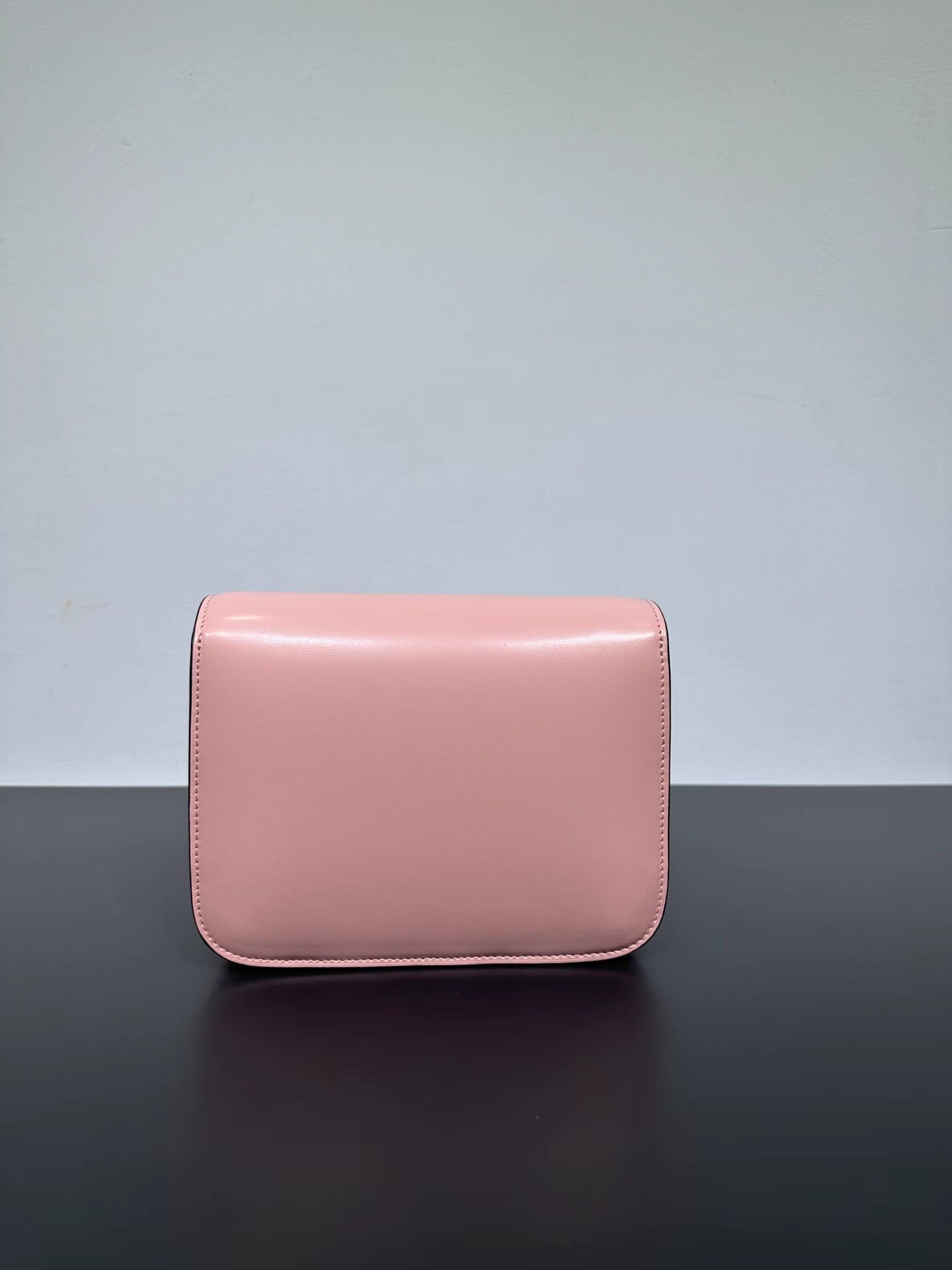 Genuine Leather Minimal Box Crossbody Bag Women Handbag