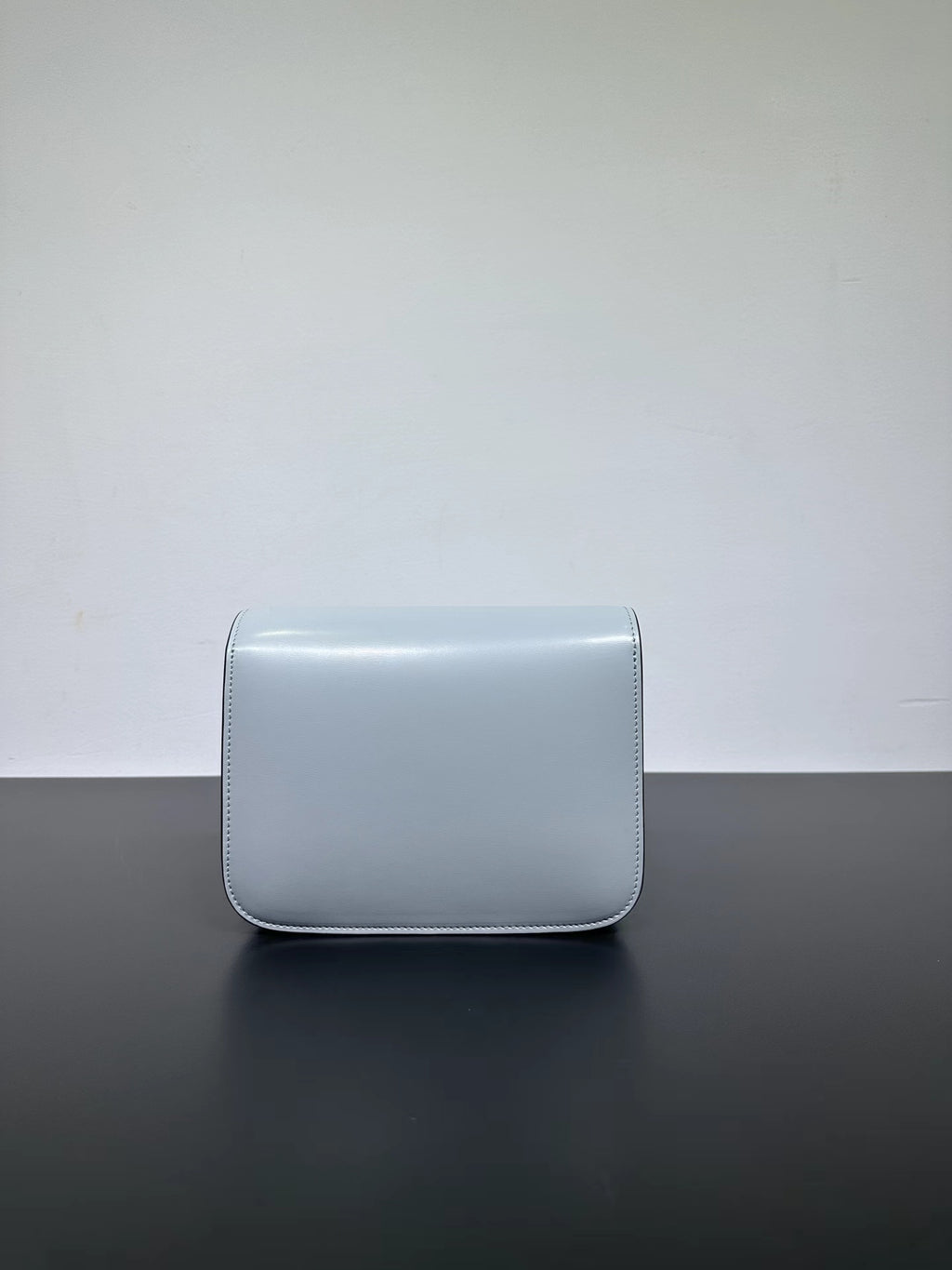 Genuine Leather Minimal Box Crossbody Bag Women Handbag