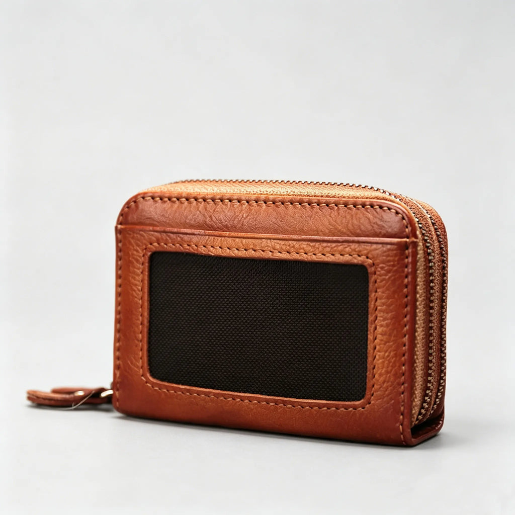 Multi-card Zipper Small Leather Wallet