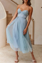 Load image into Gallery viewer, Sweet Elegant Sweatheart Princess Midi Dress
