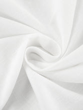 Load image into Gallery viewer, White Long Sleeves Buttons Down Tied Waist Mini Dress
