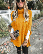 Load image into Gallery viewer, Casual Loose Solid Color Turtleneck Sweater
