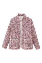 Load image into Gallery viewer, Floral Print Thin Pocket Cardigan Jacket
