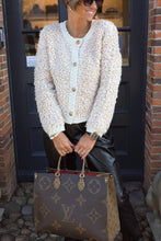 Load image into Gallery viewer, Beige Button Knit Cardigan
