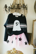 Load image into Gallery viewer, Halloween Ghost Time Black Pullover Sequined Sweatshirt
