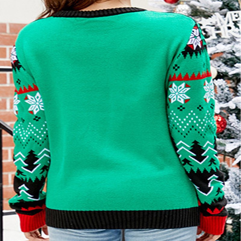 Funny Patterns Holiday Party Ugly Christmas Sweater