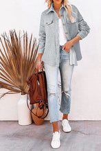 Load image into Gallery viewer, Relaxed Lapel Oversized Long Sleeve Jacket
