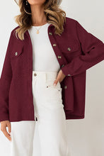 Load image into Gallery viewer, Relaxed Lapel Oversized Long Sleeve Jacket
