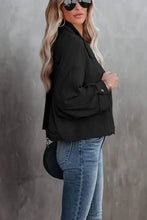 Load image into Gallery viewer, Classic Waffle Cardigan Short Top Jacket
