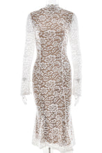 Load image into Gallery viewer, Sexy Long Sleeves Fishtail Midi Dress
