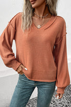 Load image into Gallery viewer, Stylish Long Sleeve Orange Pullover Sweater

