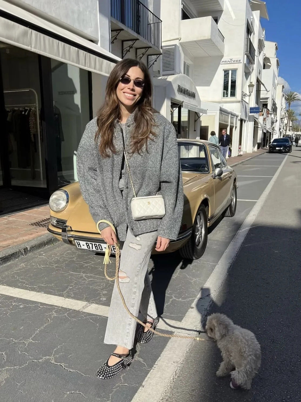 Oversize Stand Up Bomber Jacket