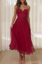 Load image into Gallery viewer, Sweet Elegant Sweatheart Princess Midi Dress
